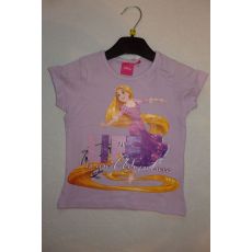 Dívčí tričko Princezna Locika Na vlásku fialové