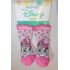 Dívčí kojenecké ponožky Minnie růžové
