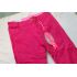 Dívčí zateplené plátěné kalhoty Kugo růžové