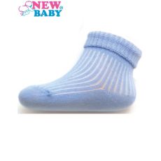 Kojenecké ponožky pruhované modré