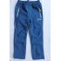 Chlapecké softshellové kalhoty Wolf zateplené fleecem modré - nohavice mají zip