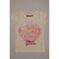 Tričko Barbie žluté