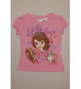 Dívčí tričko Sofie První krátký rukáv růžové