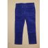 Dívčí manšestrové kalhoty modré