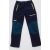 Chlapecké manšestrové kalhoty sportovní tmavě modré