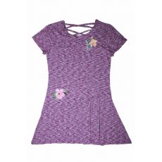Dívčí letní funkční šaty fialové