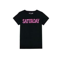 Tričko Saturday dívčí černé