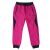 Dívčí NEZATEPLENÉ tmavě růžové softshellové kalhoty 2021