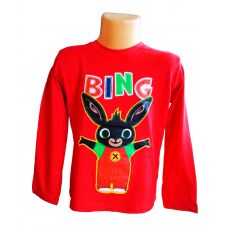 Tričko Bing dlouhý rukáv červené