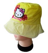 Letní klobouček Hello Kitty žlutý