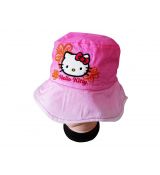 Letní klobouček Hello Kitty růžový