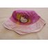 Letní klobouček Hello Kitty fialový