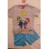 Letní pyžamo Super Mario šedo-modré