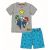 Letní pyžamo Super Mario šedo-modré
