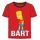 Tričko Bart Simpson červené