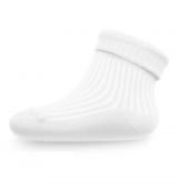 Kojenecké žebrované ponožky bílé
