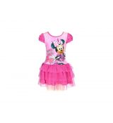 Šaty Minnie Mouse s tylovými kanýrky růžové