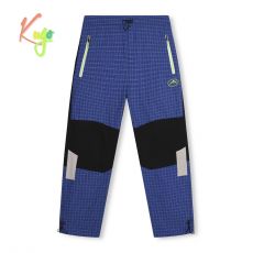 Slabé bavlněné plátěné outdoorovné kalhoty 2022 - modré