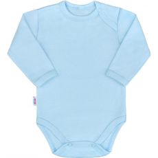 Kojenecké body jednobarevné modré