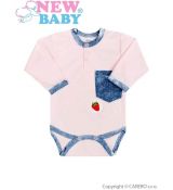 Kojenecké body Light Jeansbaby růžové