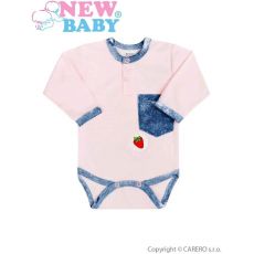 Kojenecké body Light Jeansbaby růžové