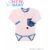 Kojenecké body Light Jeansbaby růžové