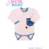 Kojenecké body Light Jeansbaby růžové