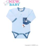 Kojenecké body Light Jeansbaby modré