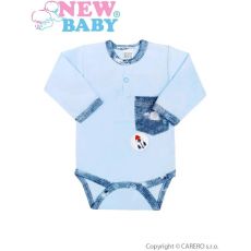 Kojenecké body Light Jeansbaby modré