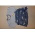 Kojenecké body se sukýnkou šatičky Dark Jeansbaby