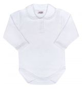 Kojenecké body bílé luxusní Baby Princess