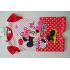 Letní kojenecký overal Minnie Mouse