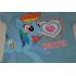 Dívčí tričko tunika šaty My little pony modré