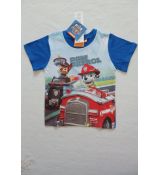 Tričko Tlapková Patrola v autech Paw Patrol světle modré