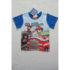 Tričko Tlapková Patrola v autech Paw Patrol světle modré