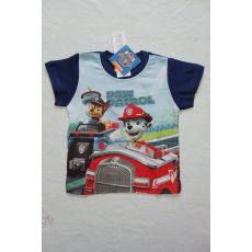 Tričko Tlapková Patrola v autech Paw Patrol tmavě modré