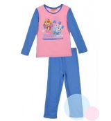 Dívčí pyžamo Paw Patrol Tlapková Patrola růžovo-modré