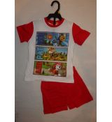 Chlapecké letní pyžamo Tlapková Patrola Paw Patrol červené
