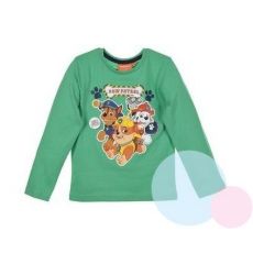 Tričko Tlapková Patrola Paw Patrol dlouhý rukáv zelené