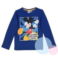 Tričko Mickey Mouse dlouhý rukáv tmavě modré