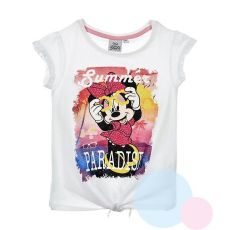 Dívčí tričko Minnie mouse bílé