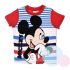 Kojenecké tričko Mickey Mouse krátký rukáv červené