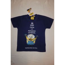 Tričko Mimoni tmavě modré