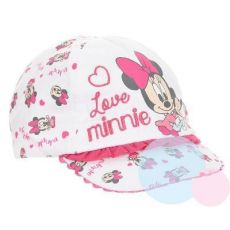 Dívčí kšiltem kšiltovka Minnie bílá