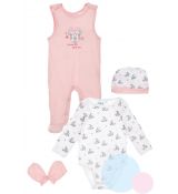 4-dílný kojenecký komplet Minnie Baby