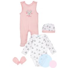 4-dílný kojenecký komplet Minnie Baby