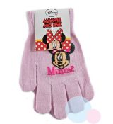 Dívčí rukavice Minnie Mouse světle růžové