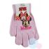 Dívčí rukavice Minnie Mouse světle růžové