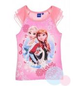 Tričko halenka Frozen Ledové Království růžová