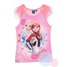 Tričko halenka Frozen Ledové Království růžová